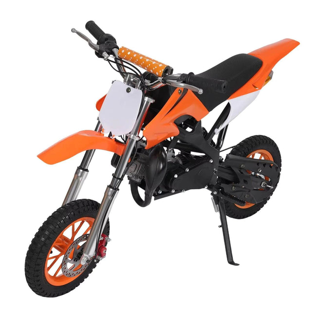 Vienvietis vaikiškas motociklas, orandžinis