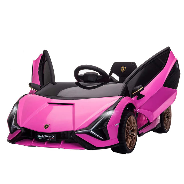 Vaikiškas elektromobilis Lamborghini Sian, rožinis