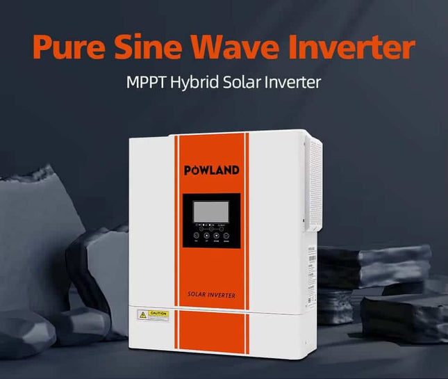 Hibridinis saulės inverteris Powland 4000W 100A