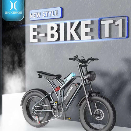 Elektrinis bekelės dviratis EKX T1