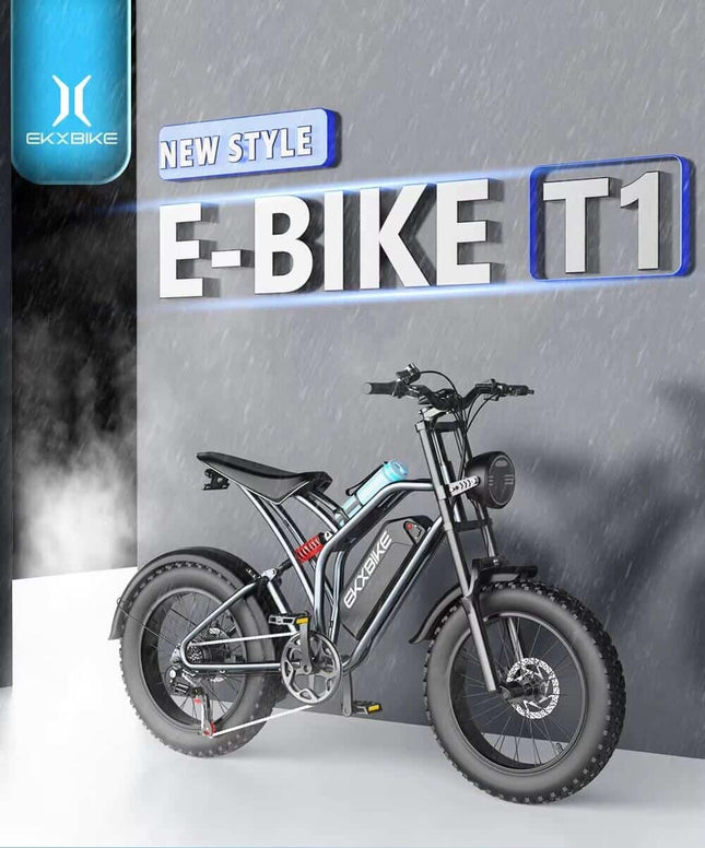 Elektrinis bekelės dviratis EKX T1