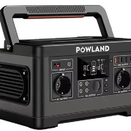 12V galios stotelė 600W su 100W saulės moduliu