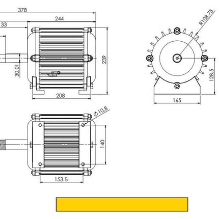 Istabreeze G-2000 Ongrid (350V) nuolatinio magneto žemų apsukų generatorius