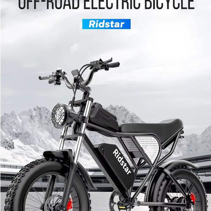 Elektrinis dviratis Ridstar Q20, 15Ah, 20''