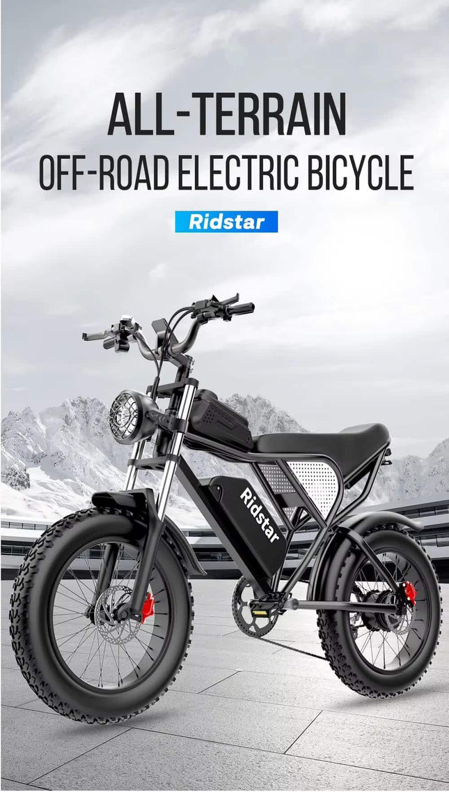 Elektrinis dviratis Ridstar Q20, 15Ah, 20''