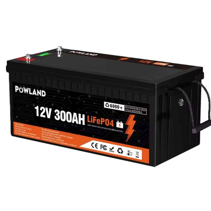 Akumuliatorius Powland 12.8V 300Ah, 3840WH, BMS