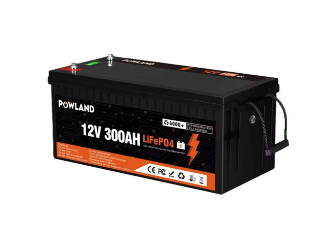 Akumuliatorius Powland 12.8V 300Ah, 3840WH, BMS