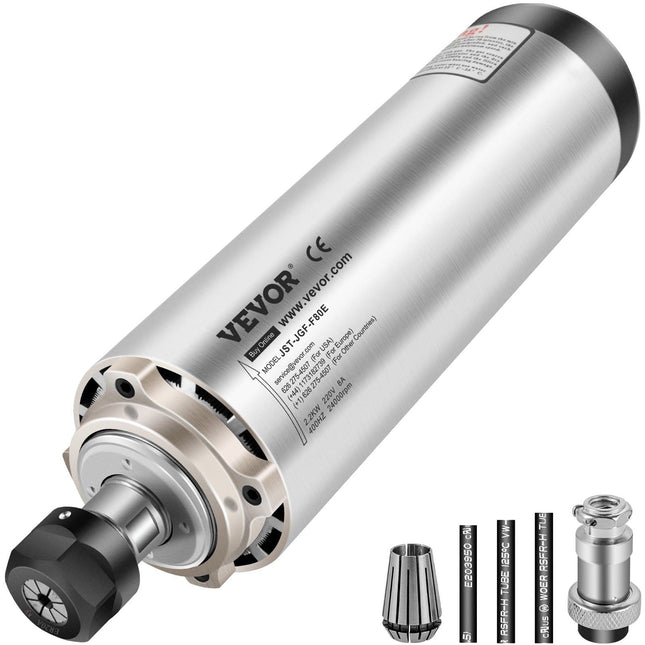 Oru aušinamas frezos veleno variklis Vevor, 2200W