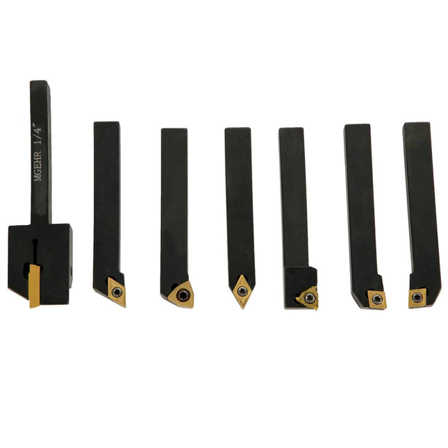 Metalo tekinimo kaltai Vevor, 7 dalių