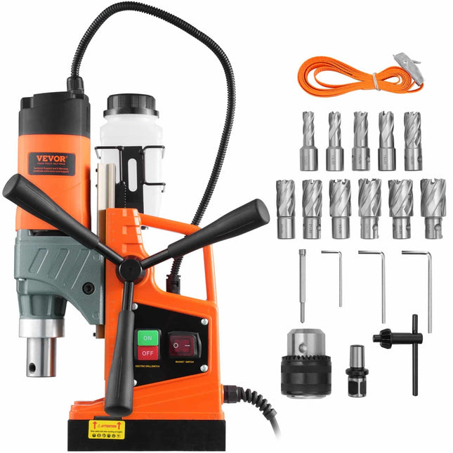 Magnetinis grąžtas Vevor 1450W, 11 grąžtų