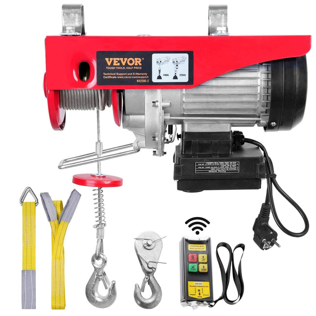 Elektrinė kėlimo gervė Vevor 220V 1600W 1000kg