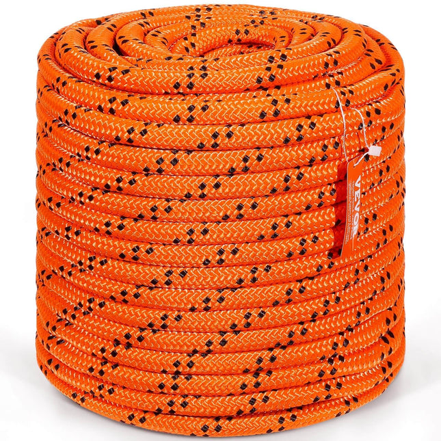 Dvigubai pinta poliesterio virvė 19mm 67m