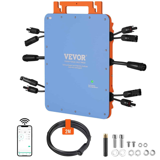 Grid Tie mikro tinklo inverteris GT-1200, WiFi