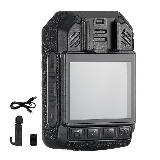 Policijos kūno kamera 64G ir 2850 mAh baterija