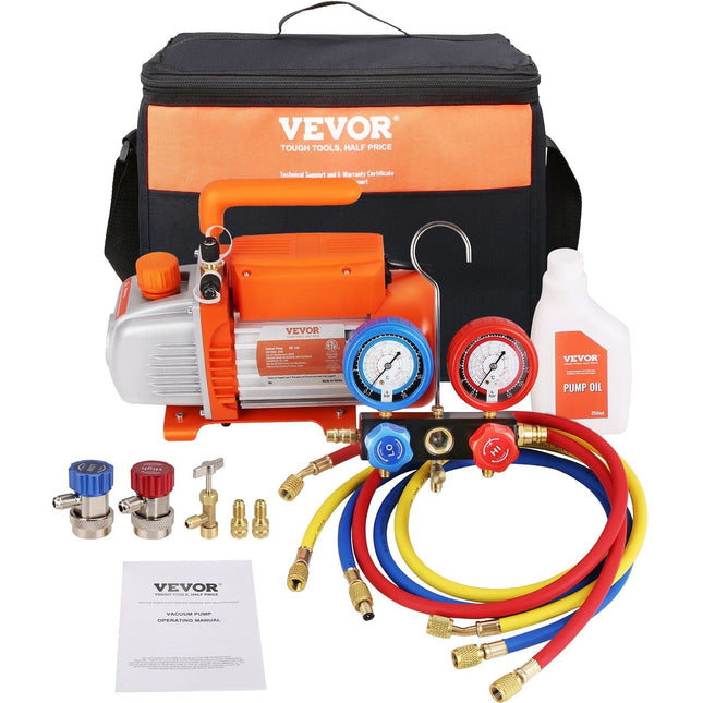 Vakuuminis siurblys Vevor TW-1.5K(R32), 128L/min