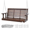 Pakabinamas medinis suoliukas 1370x710x600mm rudas