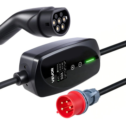 ProCharge 22 kW nešiojamas trifazis 2 tipo EV įkroviklis 7 m