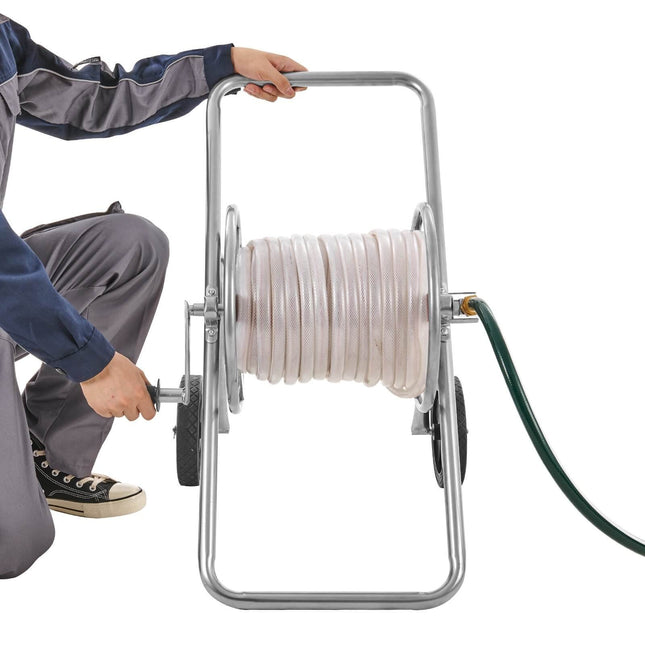 Laistymo žarnos ritė su ratukais 53m