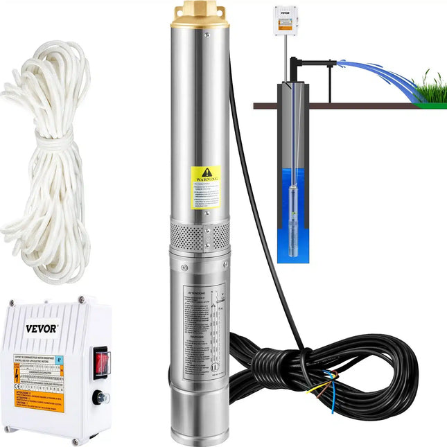 Giluminio gręžinio siurblys Vevor 370W