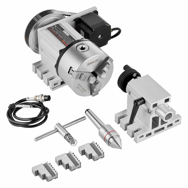 Tekinimo staklių griebtuvas Vevor K11–100 mm