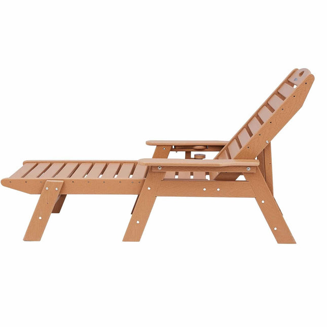 Paplūdymio gultas Vevor S-TY04, rudas