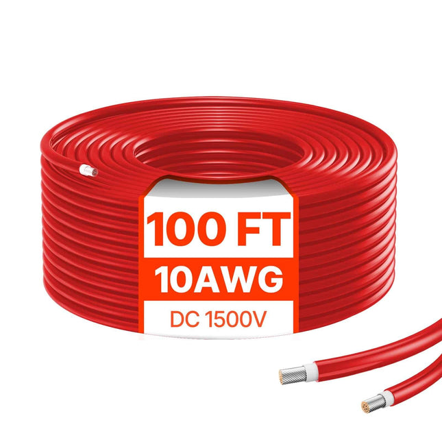 Laidas saulės jėgainėms, 10AWG, 30,48m