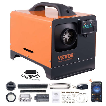 Dyzelinis oro šildytuvas Vevor XMZ-D1, 8kW, 12/220V