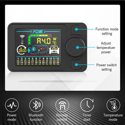 Dyzelinis oro šildytuvas FDIK 5kW 12/24V su Bluetooth