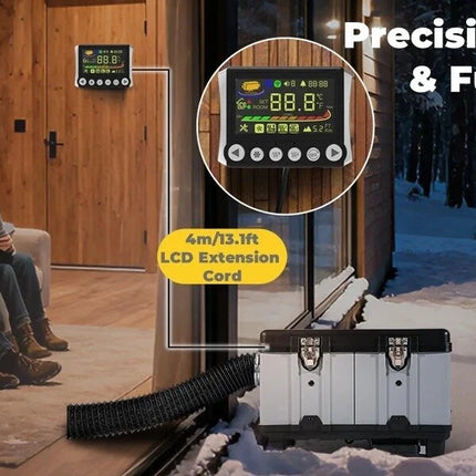 Dyzelinis šildytuvas Sunster, 8kW 12/24/220V su bluetooth