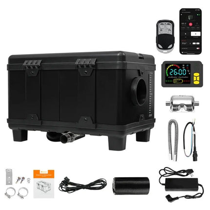 Dyzelinis šildytuvas Sunster TB10, 8 kW 12/24 V, 220 V su Bluetooth valdymu
