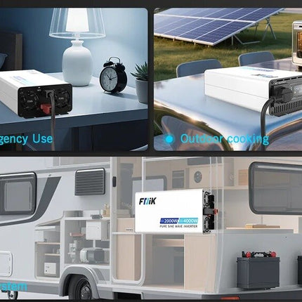 Grynos sinuso bangos inverteris FDIK S3, 4000 W 24V