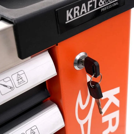 Įrankių spintelė 258 dalių Kraft & Dele KD1067