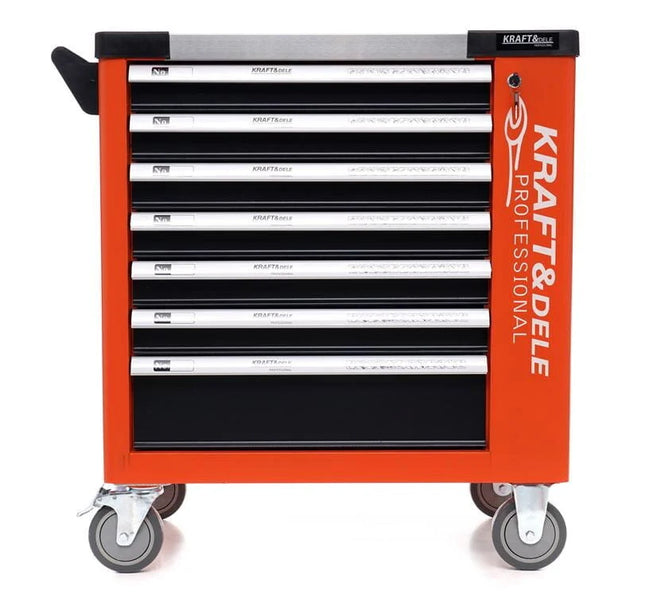 Įrankių spintelė 258 dalių Kraft & Dele KD1067