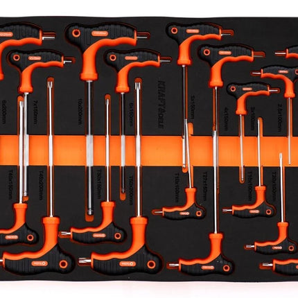 Įrankių spintelė 258 dalių Kraft & Dele KD1067