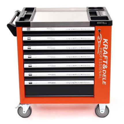 Įrankių spintelė 258 dalių Kraft & Dele KD1067