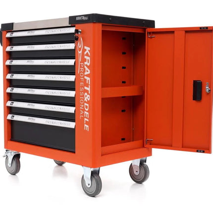 Įrankių spintelė 258 dalių Kraft & Dele KD1067