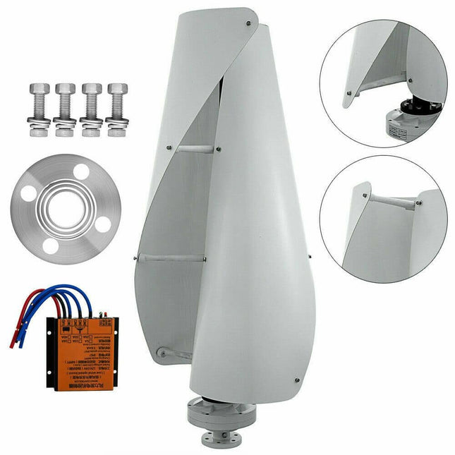 12 V Helix Vertikalios Ašies Vėjo Turbinos Generatorius 400 W