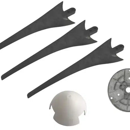 50 cm sparnai su flanšu ir kūgiu