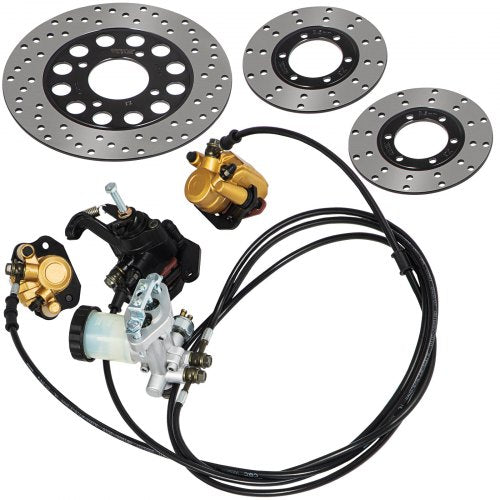 Kartingo stabdžių sistemos komplektas KD150BRKIT, 150cc modeliams