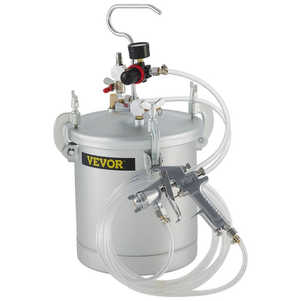 Dažų slėginis bakas VEVOR 10L, 1.5 mm purkštukas