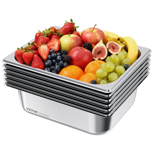 Gastronominis indas VEVOR HZ812-100T, 1/2 dydis, 6 l, 6 vnt.