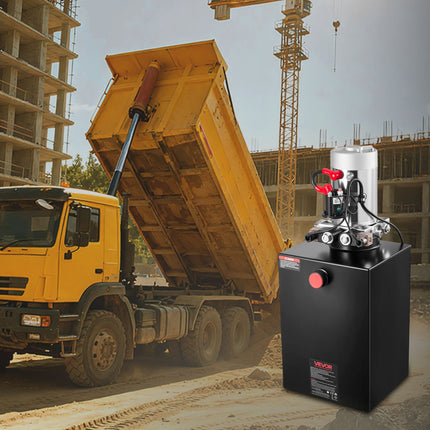 Hidraulinė stotelė VEVOR TDDC12V-1.6KW-S-20L, 20 L, 12V
