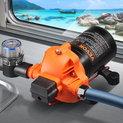 Membraninis vandens siurblys VEVOR NMDP33-G18-60-12, 12V, 6,81 l/min