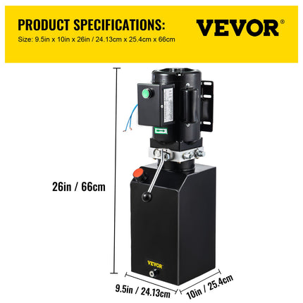 Hidraulinis siurblys VEVOR 14 Quart, 2950 PSI