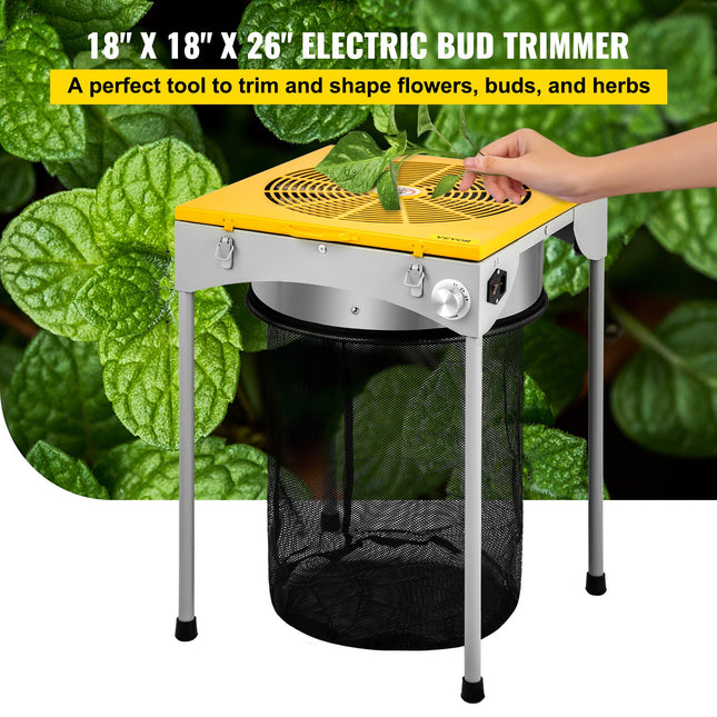 Elektrinis lapų ir žiedų trimeris VEVOR 45.7 cm, 60W