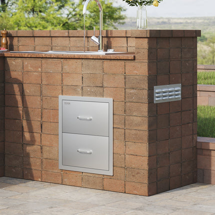 Lauko virtuvės stalčiai VEVOR KM-CTG-2302-SKU13, 2 dalių