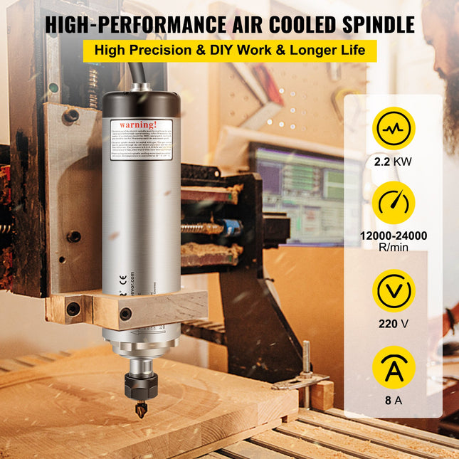 CNC špindelis VEVOR ER20, 2.2 kW