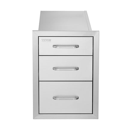 Lauko virtuvės stalčiai VEVOR KM-CTG-2302-SKU4, 3 dalių