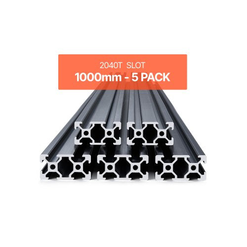 Aliuminio profilis VEVOR 2040 T-Slot, 1000 mm, 5 vnt.