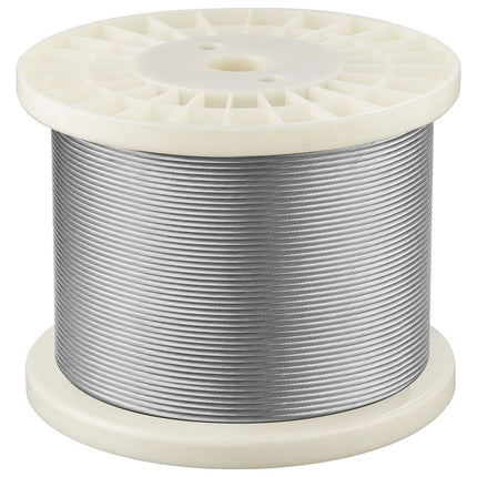 Plieninis trosas VEVOR 1*19-0.25~24.0mm, 3,2 mm x 152 m